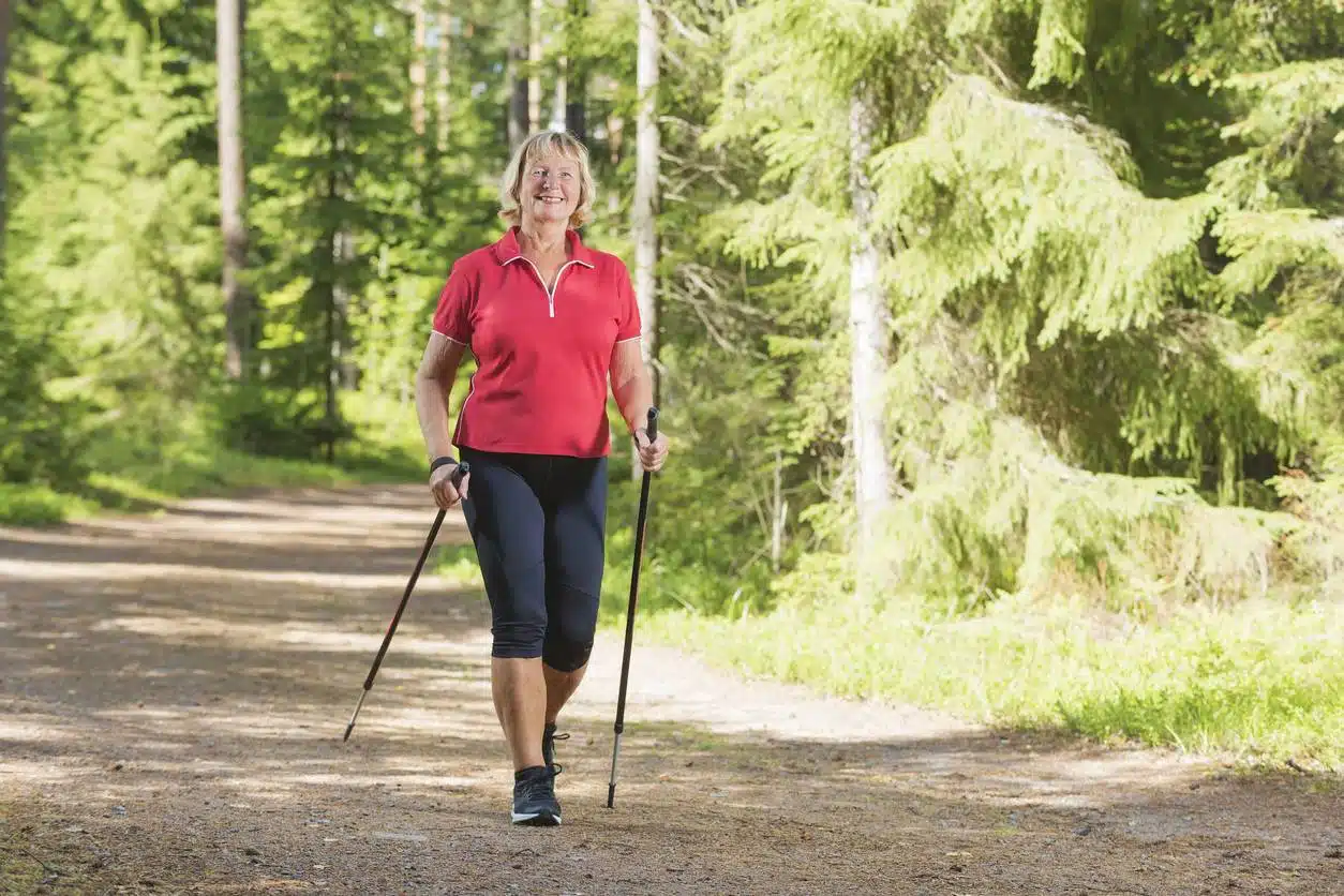 sport pratique marche nordique