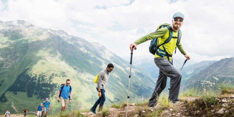 Une randonnée à la montagne