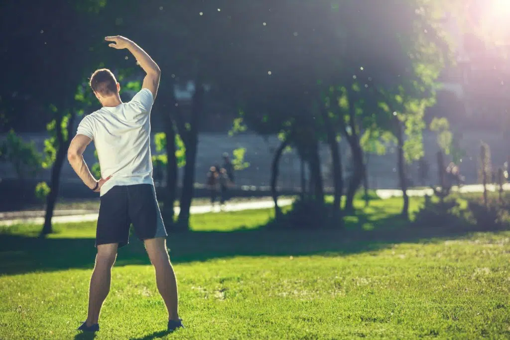 reposer son corps pour qu'il récupère d'une séance de sport